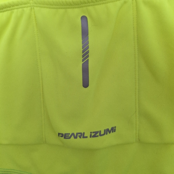 Pearl Izumi Screaming Yellow Whirl W Select Pursuit Thermal Jersey Jacket Size L - Picture 7 of 10